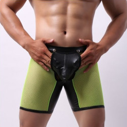 Generique Bottomless Long OPEN IT Jaune Neon